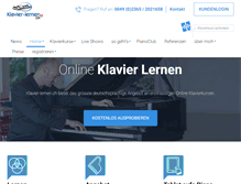 Tablet Screenshot of klavier-lernen.ch